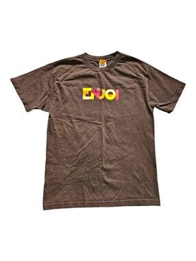 Vintage Y2K Skater Boy Enjoi Brown Shortsleeve T Shirt Size Medium